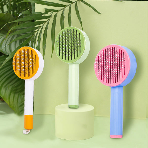 Pet Comb Curved Needle Massage Comb Cat Dog Hair Removal Brush Special Comb for Cleaning Long Hair