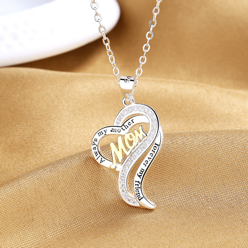 Silver Mother'S Day Necklace for Women