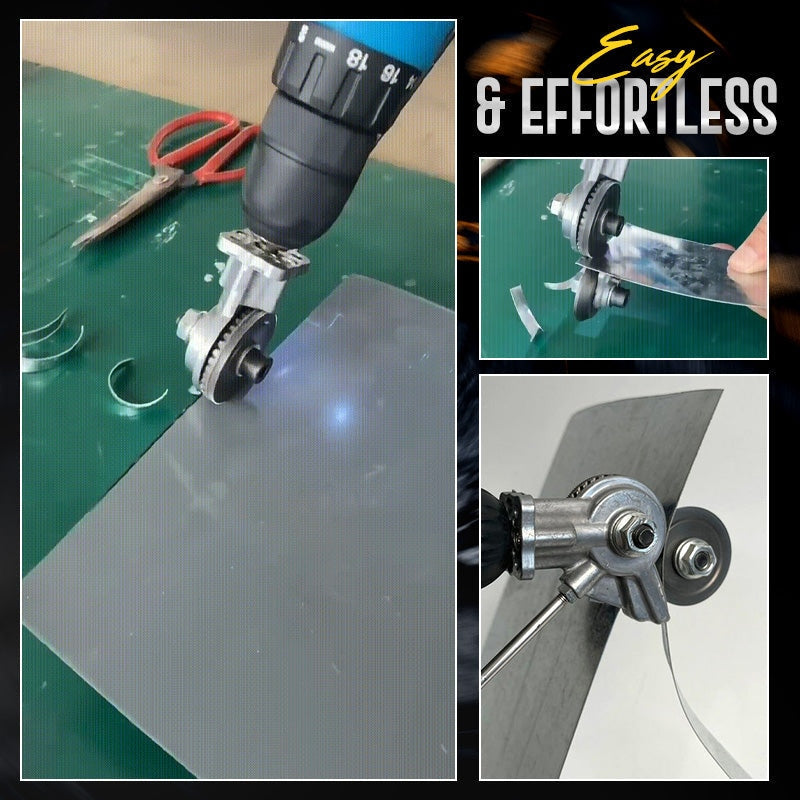 Mintiml® Electric Drill Plate Cutter Attachment Metal Sheet Cutter Nibbler Saw Cutter Free Cutting Tool Nibbler Sheet Metal Cut
